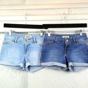 🖤5/$20🖤 BLUE SPICE..2 pairs of denim shorts